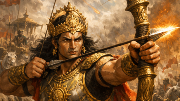 Karna During Mahabharata War (Image Credit: AI)