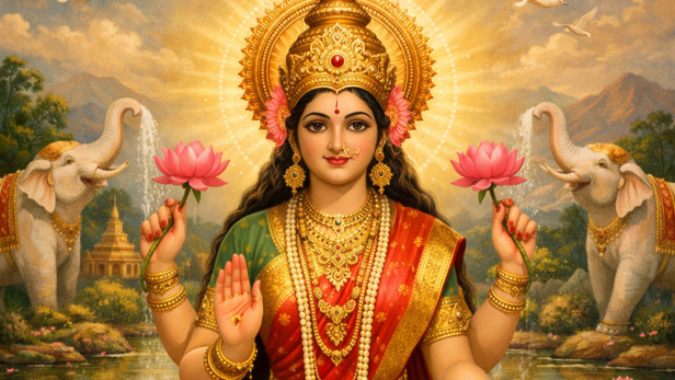 Goddess Lakshmi (Image Credit: AI)