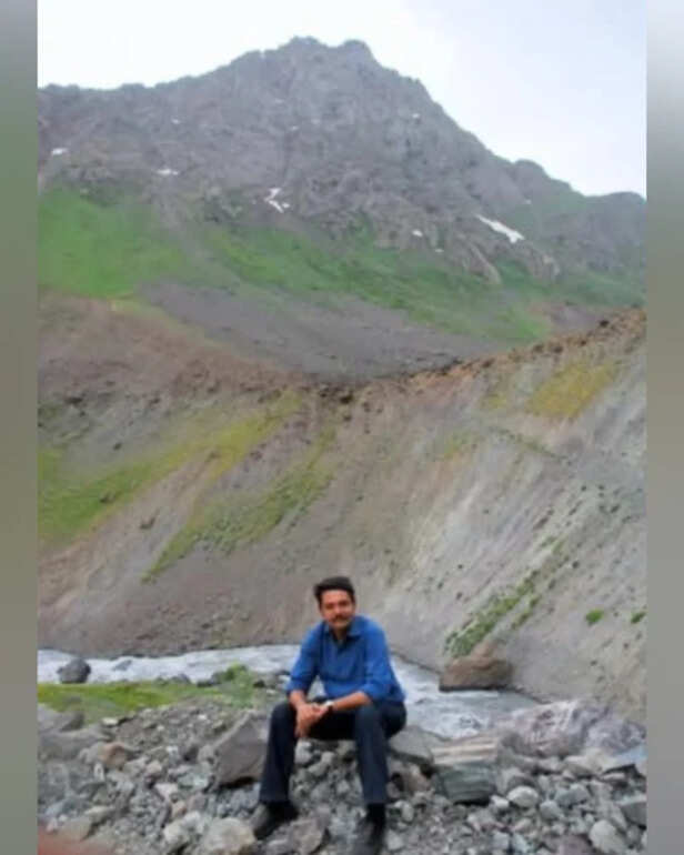 Neelesh Misra when he revisited Kargil