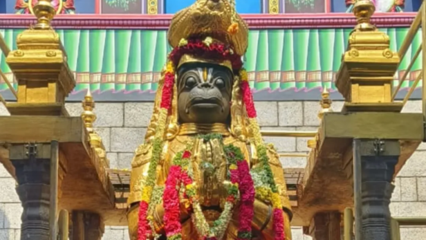 Namakkal Anjaneya Temple Idol | Instagram - @ namakkalsreeanjaneyar