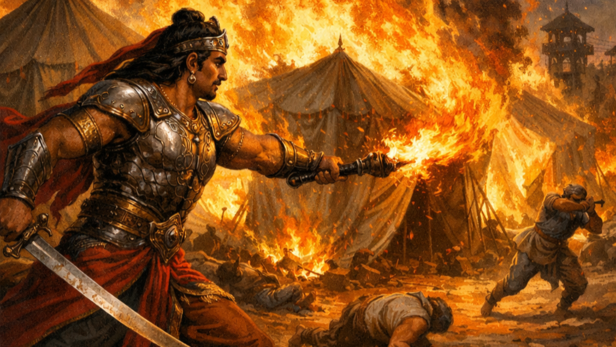 Story of Ashwatthama never ends (Image Credits: AI)