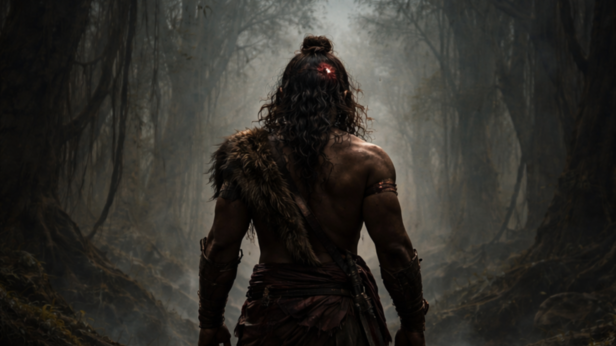 Accounts of a lone figure seen in remote forests persists (Image Credit: AI)