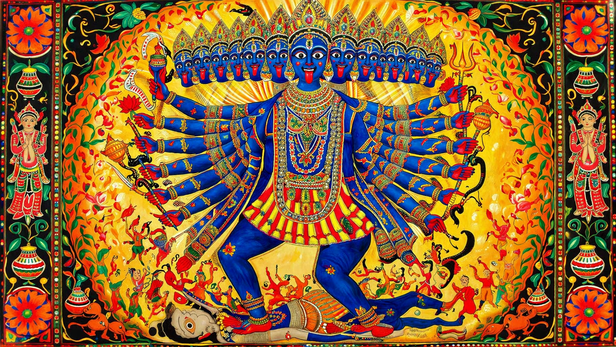 Hidden Temple of 10-Headed Kali Revealed