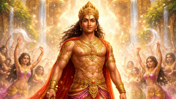 Duryodhana at Heaven (Image Credit: AI)