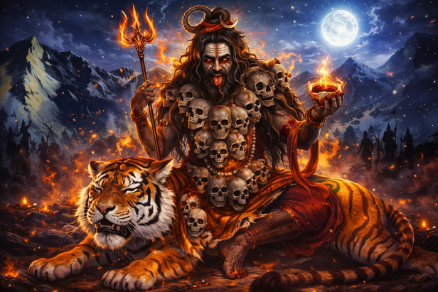 Shiva Carried Brahma’s Skull