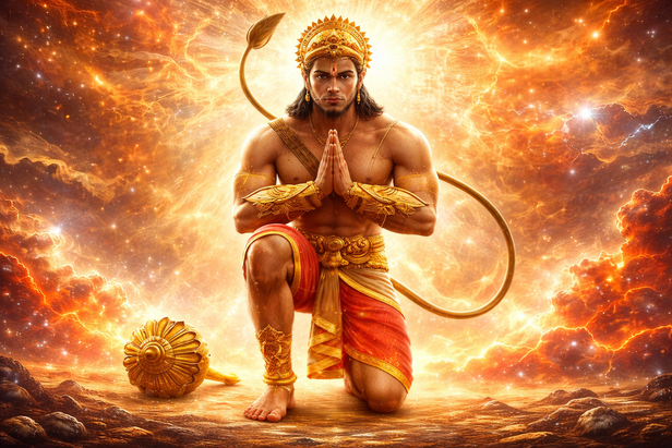 Hanuman Never Reacted in Anger