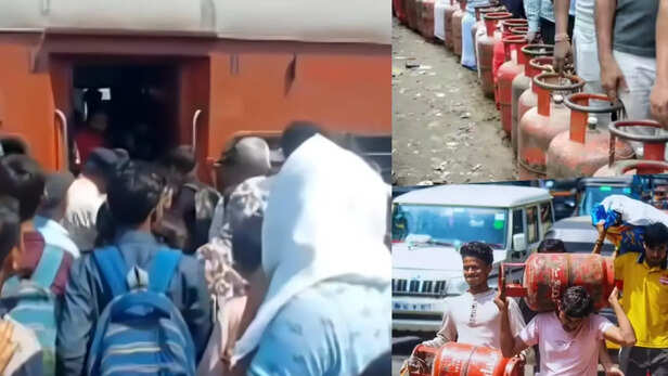 पलायन मजदूरों की स्टेशनों पर बढ़ी भीड़