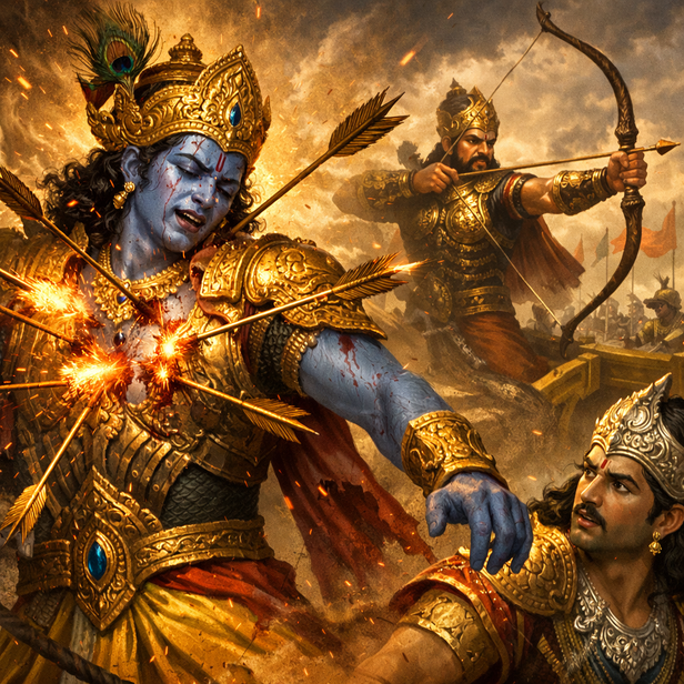 Arrow Storm on Kurukshetra