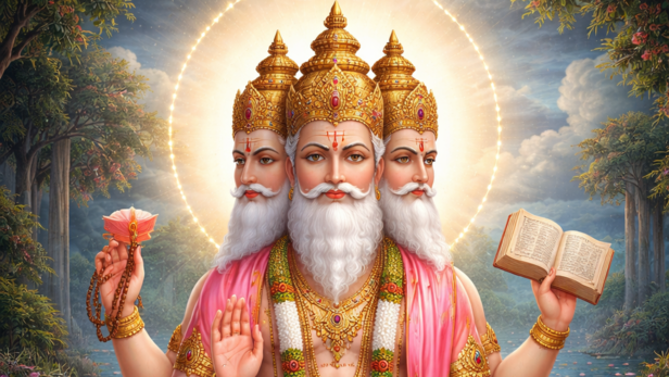 Lord Brahma (Image Credit: AI)