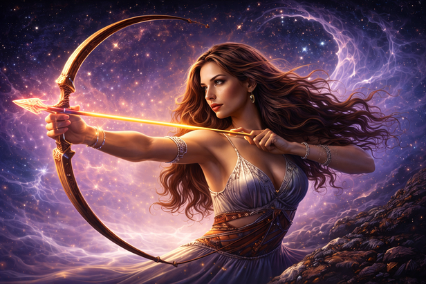 Scorpio Aiming the Fiery Arrow                       (Image Credit :Chatgpt Ai)