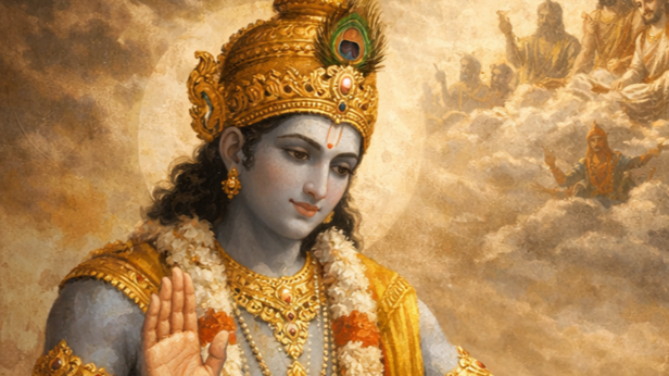Bhagavad Gita Verses on Meditation (Image Credit: AI)