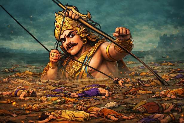 Indrajit Preparing the Brahmastra