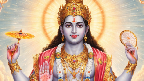 Lord Vishnu (Image Credit: AI)