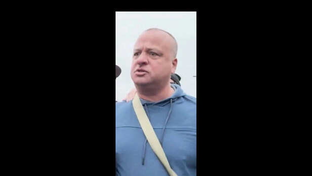 X | @Savsays | Construction Worker at Center of Online Protest Clash Allegations