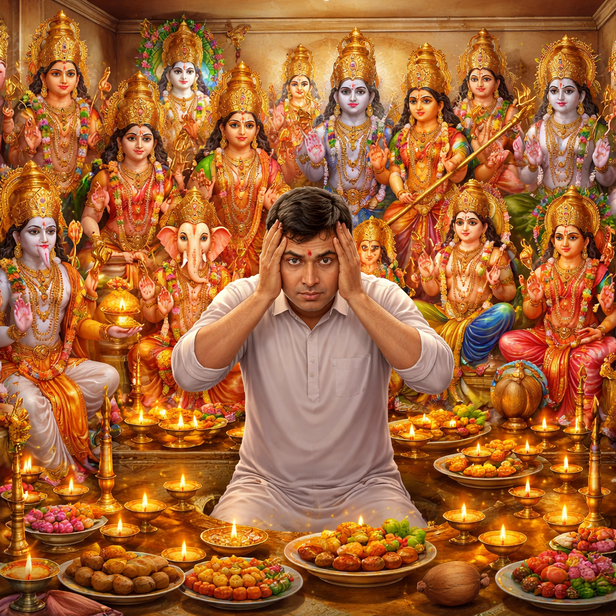 Cluttered Temple Space