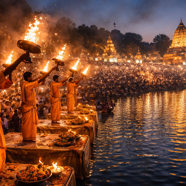 ​Evening Aarti in Ujjain