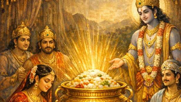 Akshaya Patra (Image Credit: AI)