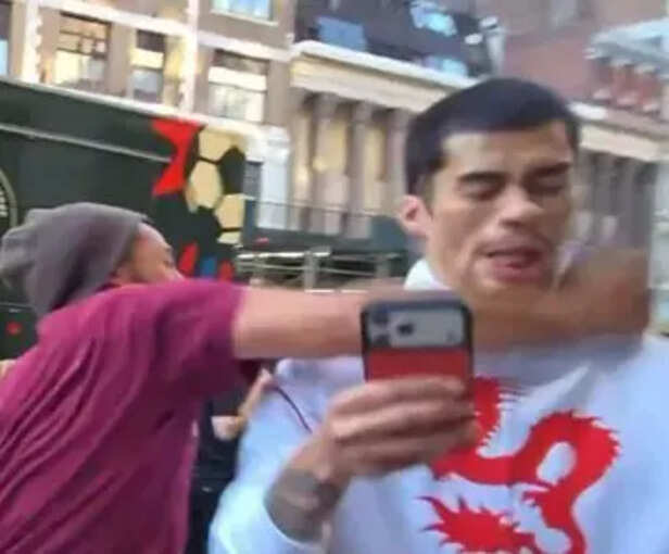 X| @FearedBuck| Sneako addresses viral punch during New York livestream