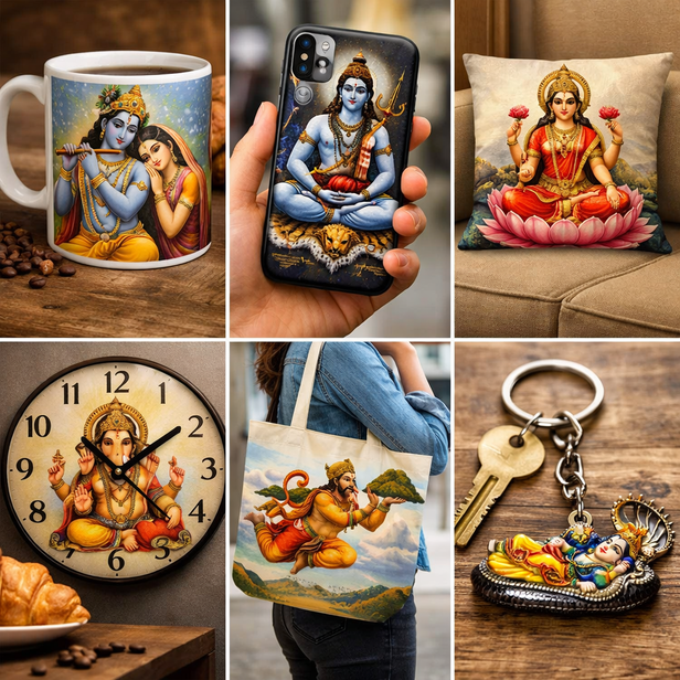 God Photo on Everyday Objects