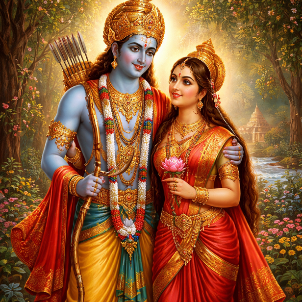 Ram and Sita Together
