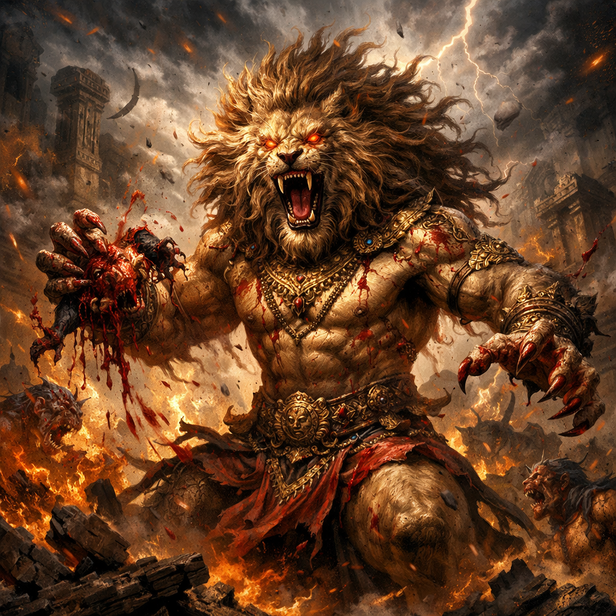 Narasimha’s Uncontrollable Rage