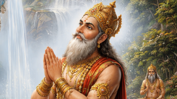 King Bhagirath (Image Credit: AI)