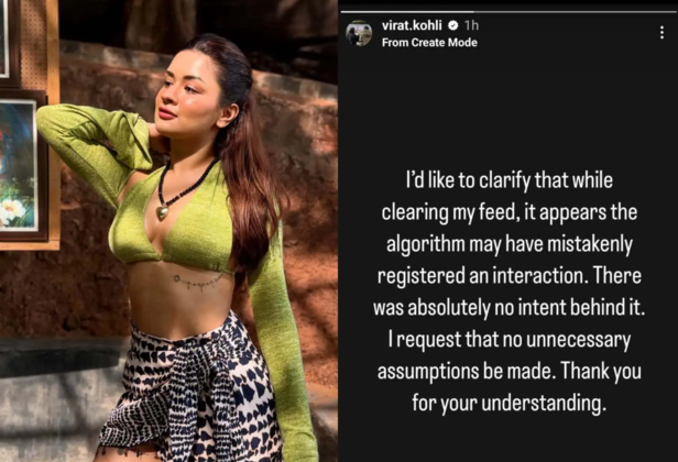 Instagram | Back in May 2025, Virat Kohli had liked a post by Avneet Kaur and later gave a statement.