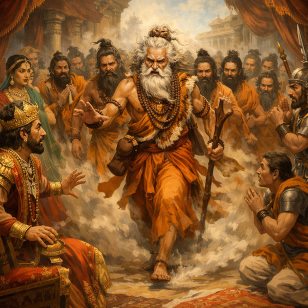 Durvasa’s Arrival