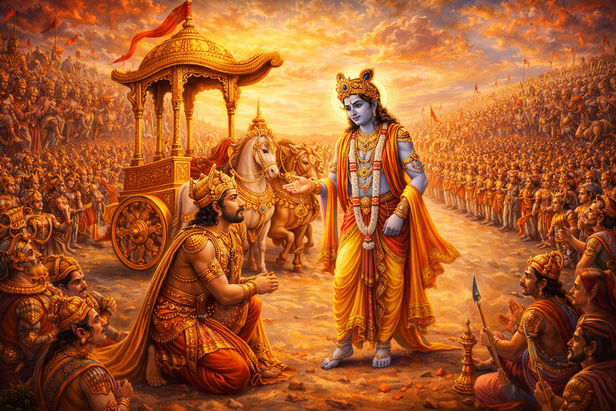 Krishna Chose Battlefield