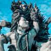 Lord Shiva Taking Goddess Ganga in His Hair