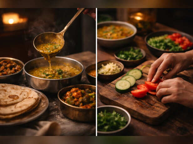 Home cooked healthy meals help keep the body and mind healthy