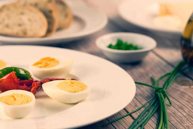 Egg based high protein meal