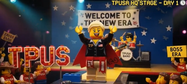 X| @5149jamesli| Viral “Goodbye Charlie” Lego parody of Erika Kirk linked to American creator, debunking claims of Iranian involvement