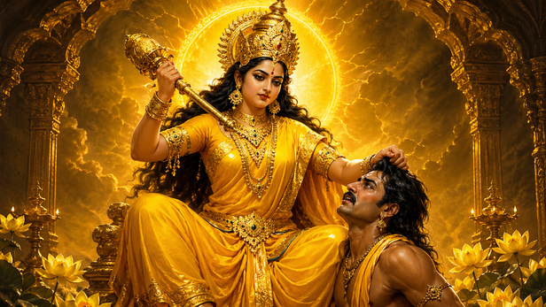 Baglamukhi Mata (Image Credit: AI)