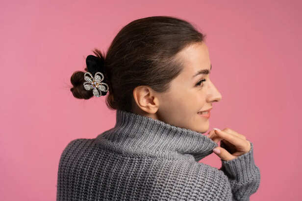 Loose Low Bun Look