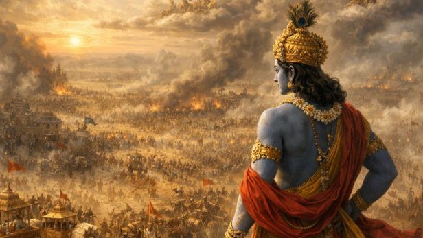 Bhagwan Krishna (Image Credit: AI)