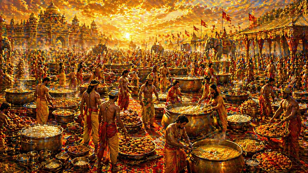 Massive War Food Preparation