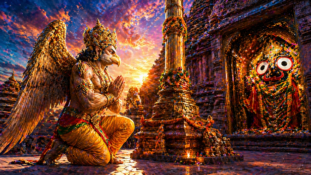 Jagannath’s Garuda Pillar