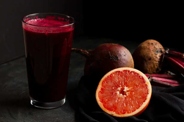 Glass of Beetroot Juice Before Workout