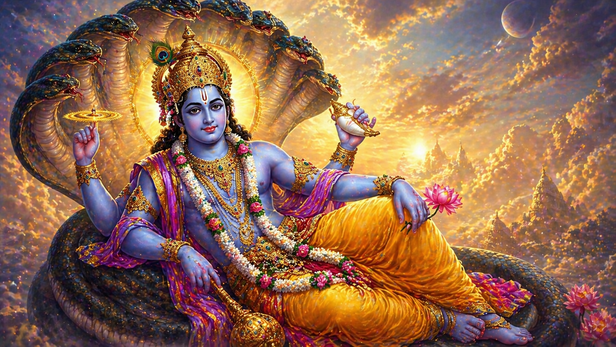 Lord Vishnu (Image Credit: AI)