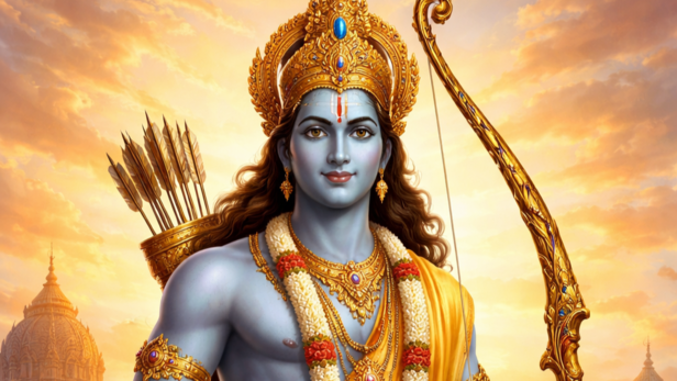 Lord Rama, the 7th Avatar of Lord Vishnu (Image Credit: AI)