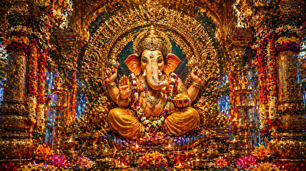 Devotees Doing Topkaran