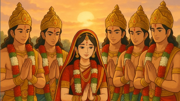 Vivah Ghibli Art | Instagram - @panchalipandav