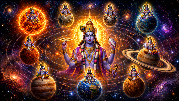 Vishnu’s Presence in Every Planet