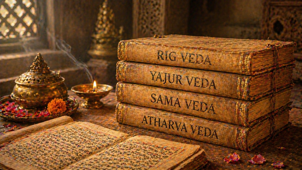 The Vedas (Image Credit: AI)
