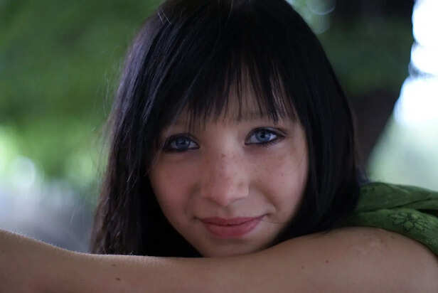 Black Hair + Light Gray Eyes