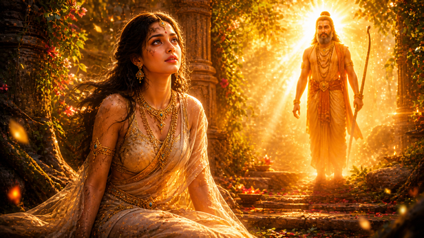 Ahalya Turned to Stone