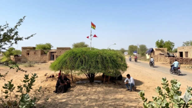हीटवेव में काम आ रहा देसी जुगाड़
