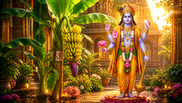 Lord Vishnu Chose a Banana Tree
