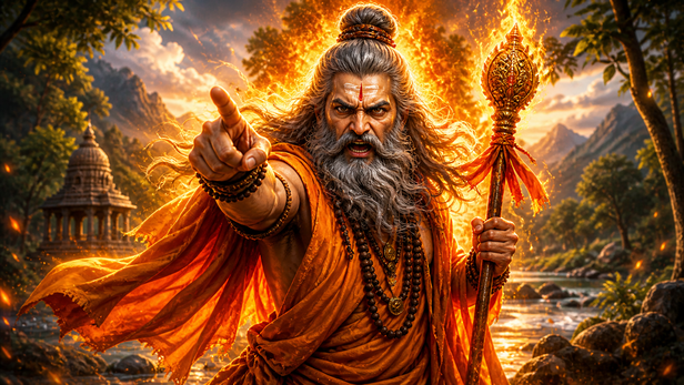 Durvasa Rishi in Anger